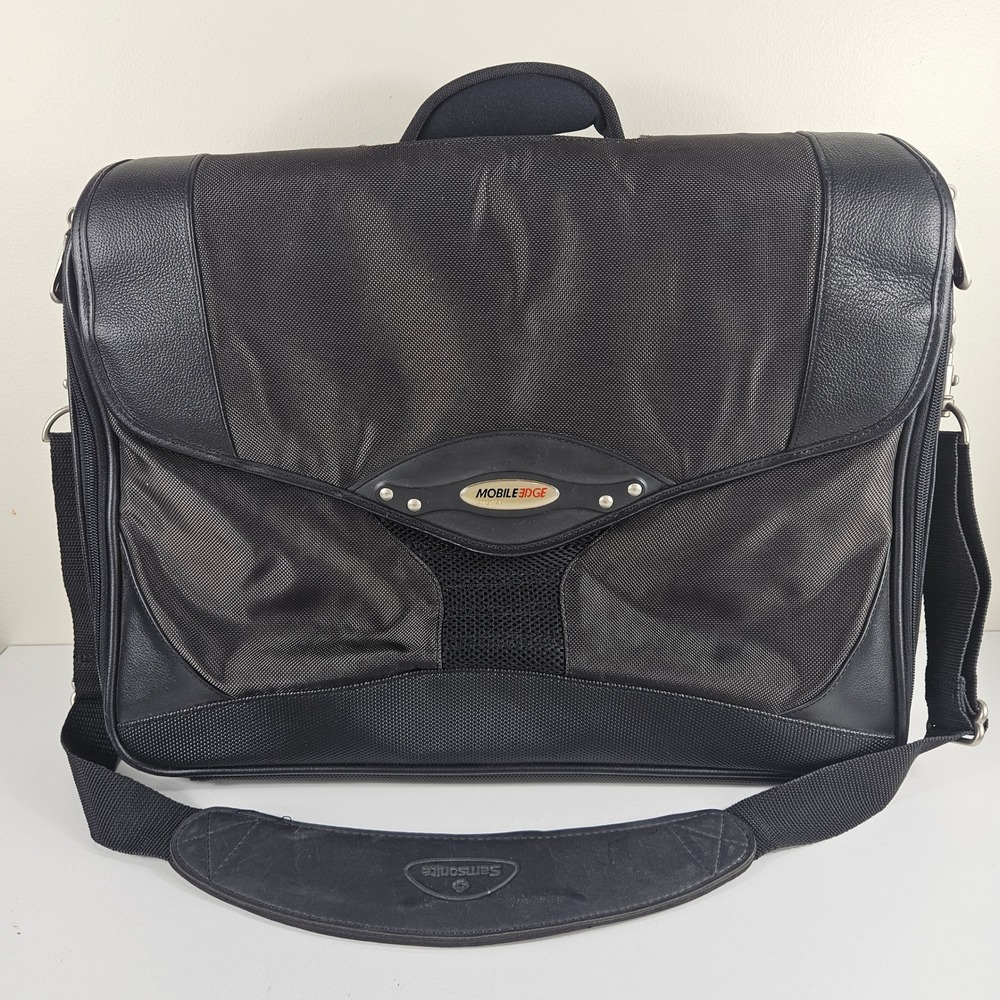 Mobile Edge Premium Ballistic Nylon Laptop Briefcase Messenger Travel Bag
